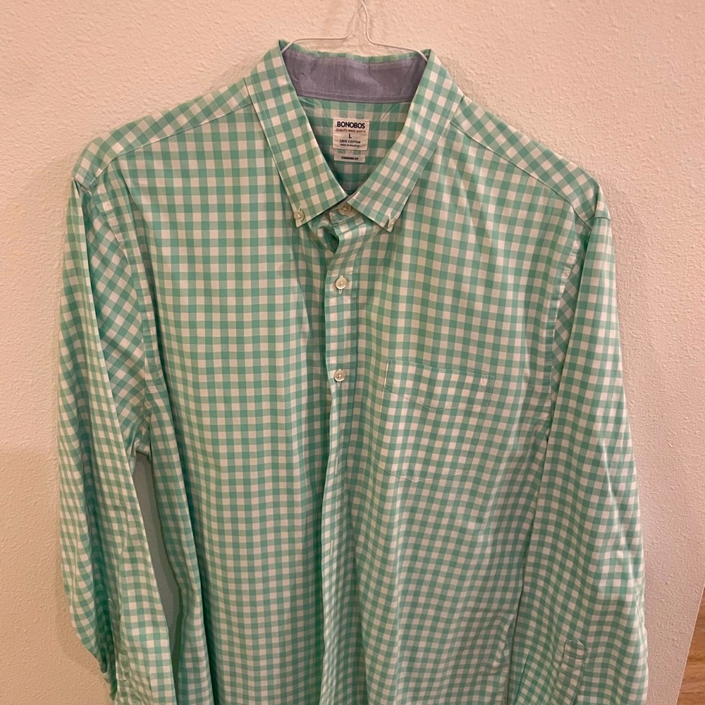 Bonobos Casual Button Up Standard Fit Large